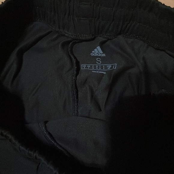 Black Adidas shorts with white logo on the side men’s small - Picture 3 of 4